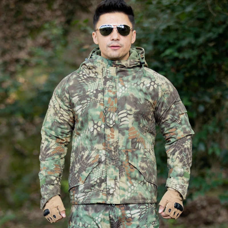 Clothing Manufacturers Custom Shark Leather Winter Camouflage Waterproof Jacket G8 Soft Shell Jacket Tactical Sports Wear Apparel Military Uniform Jacket