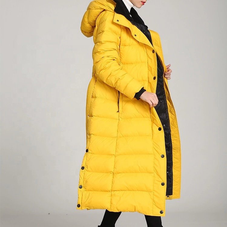 Factory Production Wind Proof 100%Polyester Custom Down Coat Coats Jackets Winter for Women