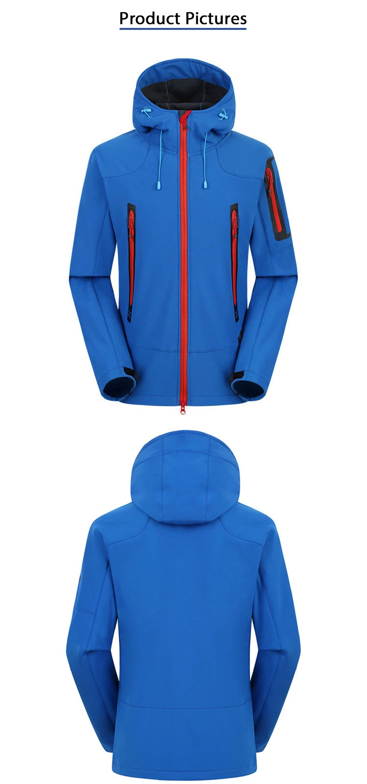 2021 China Wholesale Winter Outdoor Fleece Windbreaker Men Softshell Jacket