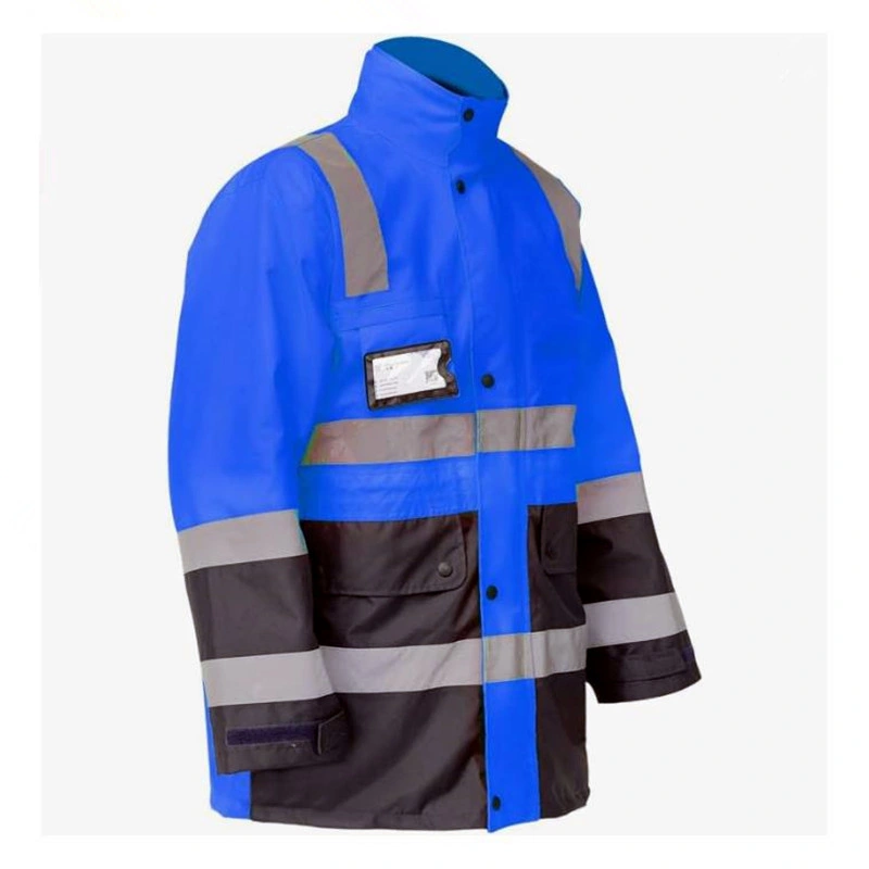 European High Quality Reflective Safety Jacket Shis Vis Winter Work Wear