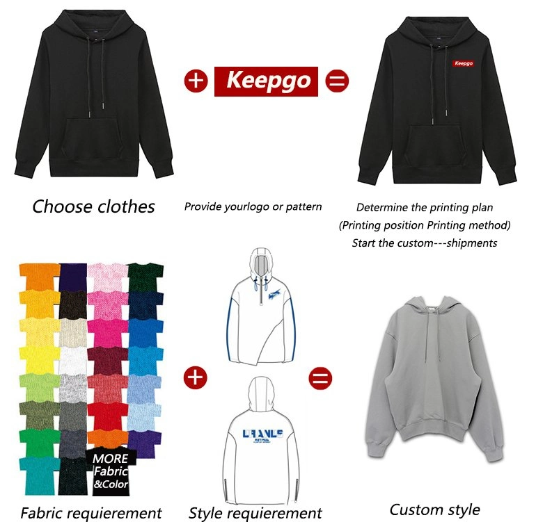 Wholesale Custom Men Fleece Hoodie Designer Clothing Plain Printing Embroidery Hoodies Sweatshirts Plus Size Oversized Loose Blank Women Unisex Hoody