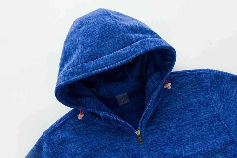 Factory Customized Fleece Outdoor Zipper-up Windproof Hoodied Keep Warm Jacket Autumn Winter