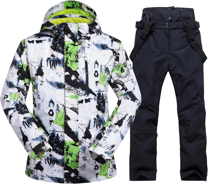 OEM Fashion Windbreaker Breathable Insulated Jumpsuit Overall Sports Snowboarding Winter Ski Jacket Snowboard Suit