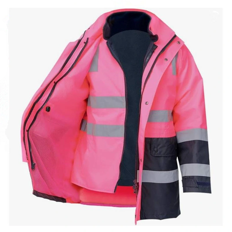 China Wholesale Thermal Safety Clothes 2 Ways Unisex Reflective Work Garment
