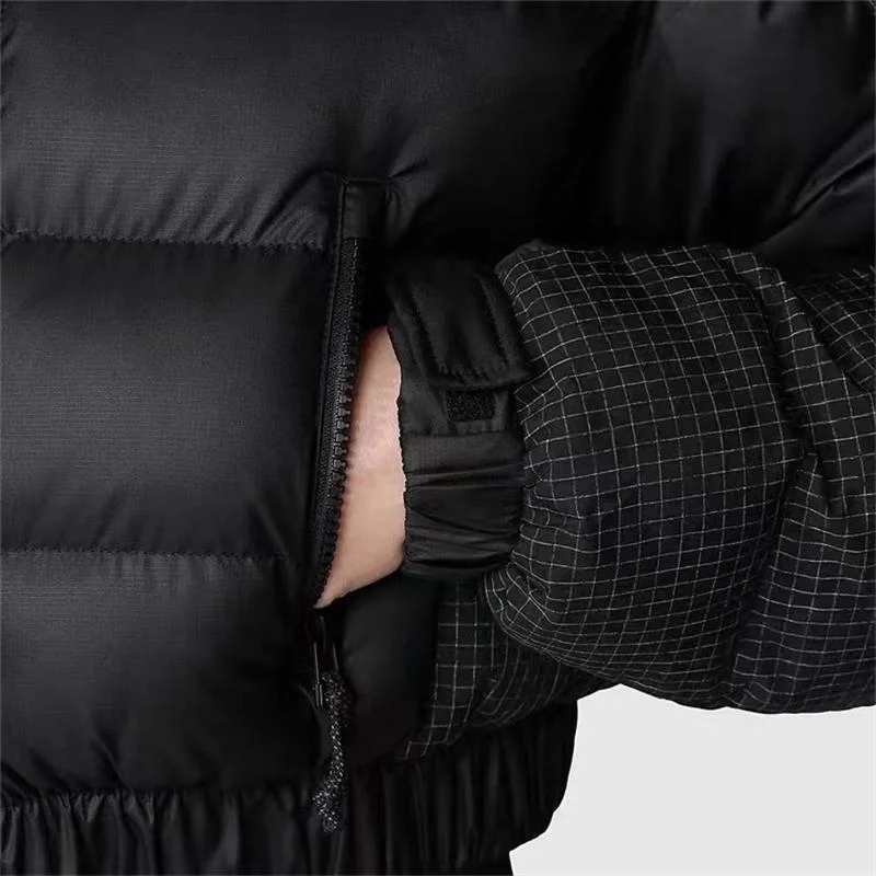 2024 Trendy Fashion Women&prime;s Luxury Designer Brand Tnf Rusta Cropped Down Puffer Winter Jackets with Patches High Quality