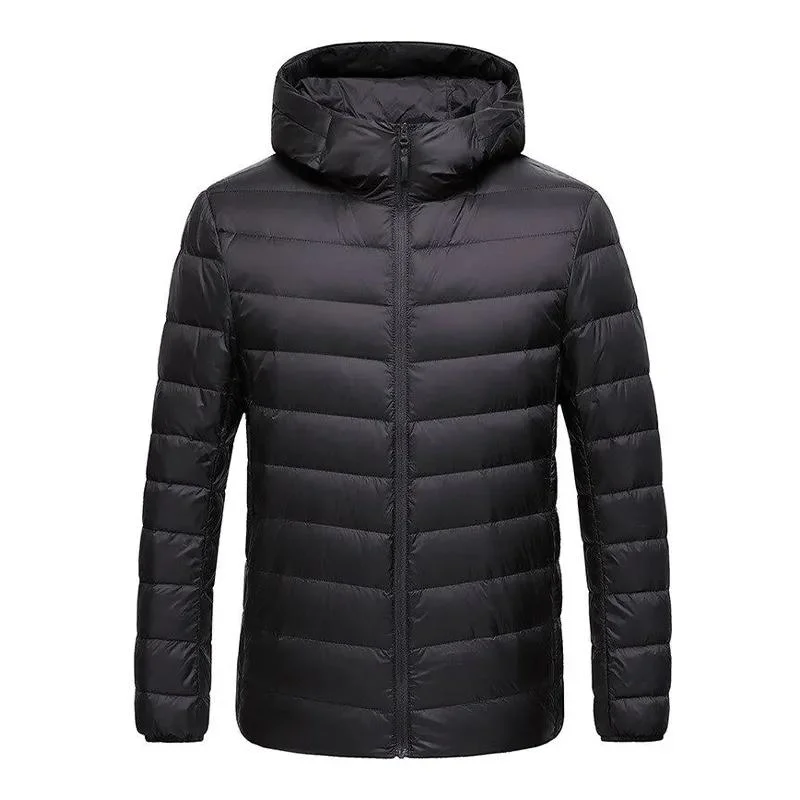 OEM High Quality Sports 100% Cotton Padding Wind Breaker Waterproof Winter Uniform Quilted Men Puffer Jacket