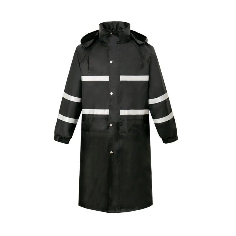 Outdoor Work Reflective Safety Clothing PU Waterproof Breathable Raincoat Workwear Suit