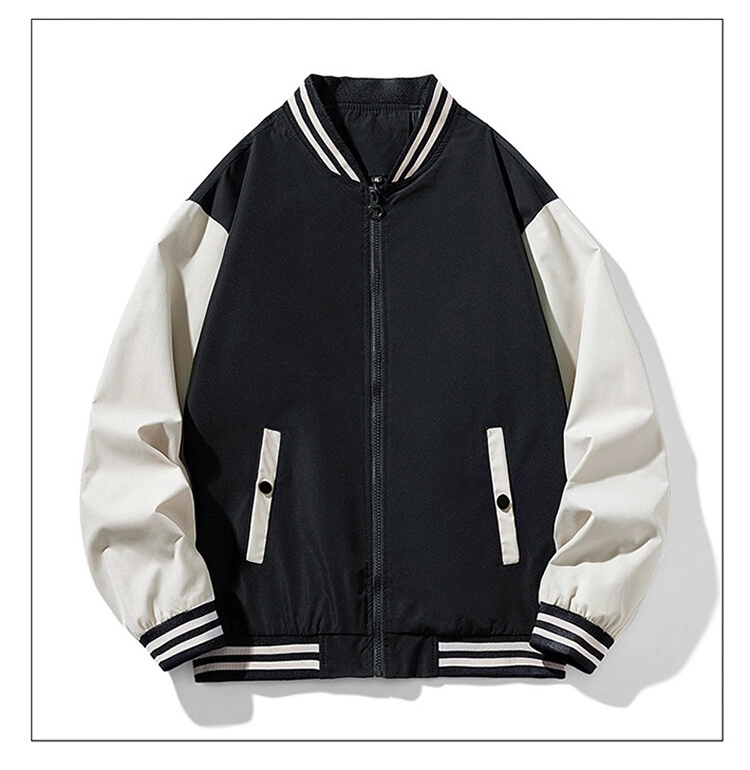 Letterman Jacket Manufacturers Custom Logo Casual Man Bomber Jacket Baseball Uniform Coat for Winter