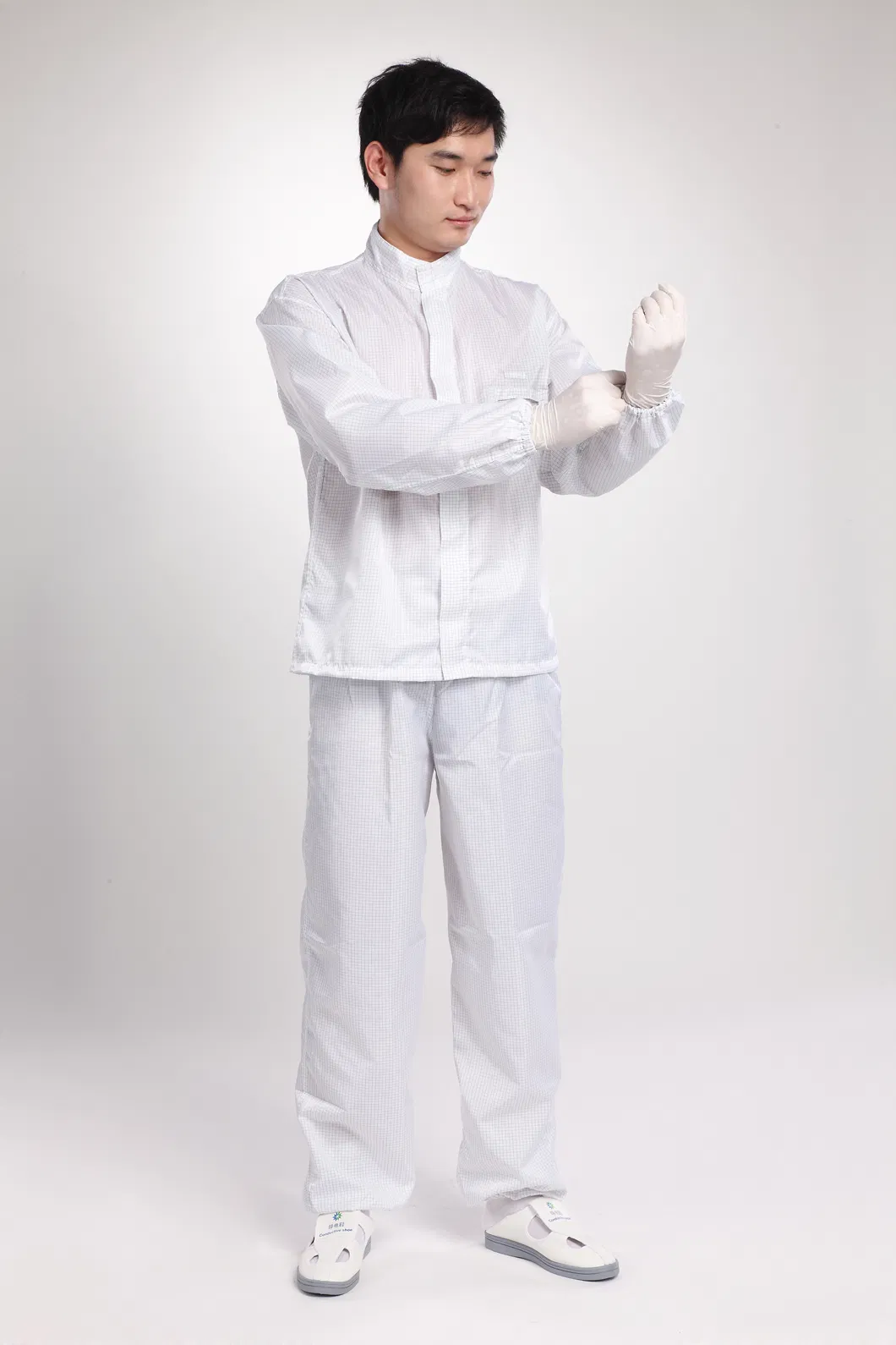 Split Type Work Clothes with Pockets for Anti-Static Industrial Use