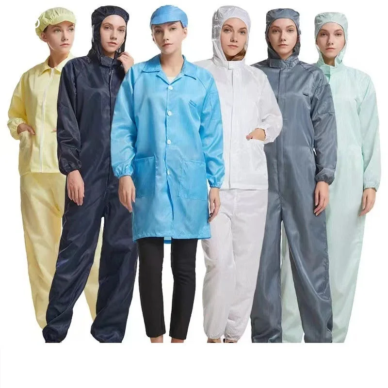 High Quality Cleanroom Lab Coat ESD Garment Antistatic Work Clothes