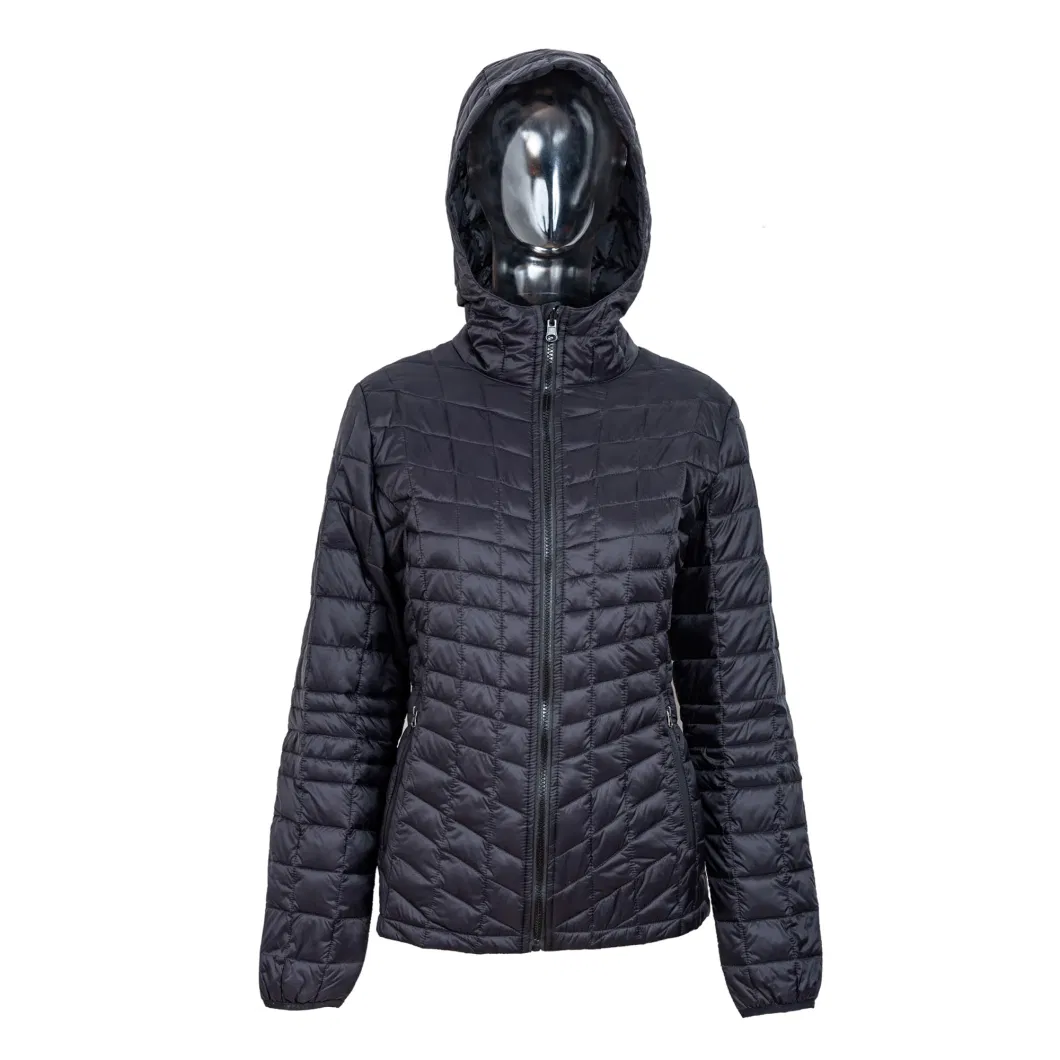 Factory Wholesales Customized OEM ODM Ladys Quilted Padding Jacket Puffer Jacket Winter Jacket Fake Down Clothing Down Jacket Filling Jacket Packable Jacket