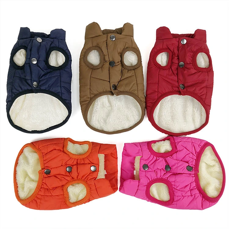 Dog Coat Pet Manufacturer Fleece Lined Warm Designer Dog Jacket Puppy Winter Soft Windproof OEM Custom Clothes for Pet Costumes