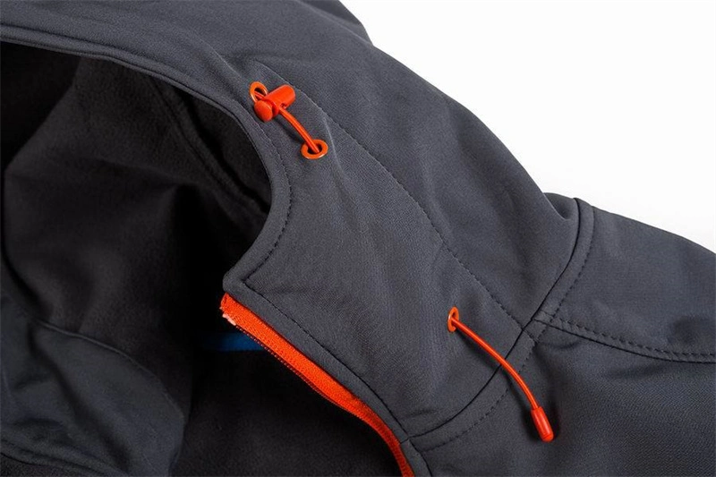 Custom Logo Waterproof Windbreaker Hooded Fleece Tactical Hunting Men&prime;s Outdoor Rain Jacket