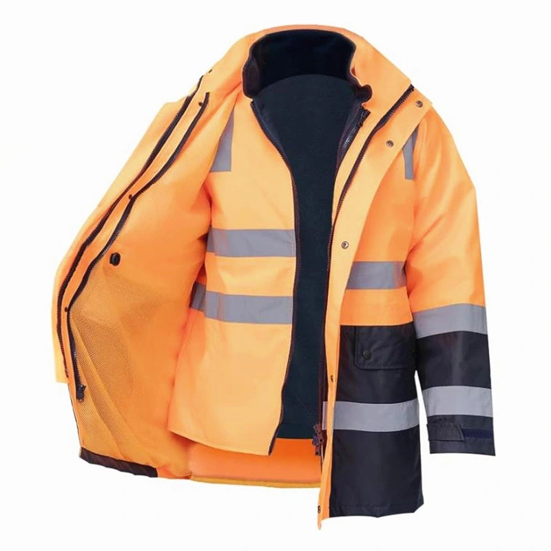 Hi-Vis Jacket Latest Reflective Safety Clothing Unisex Waterproof Workwear