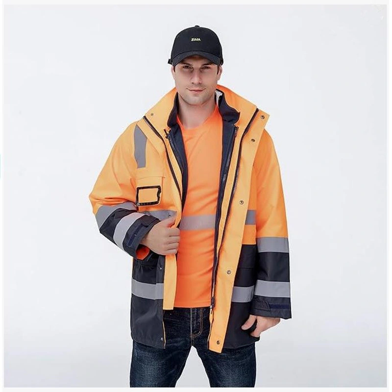 Hi-Vis Jacket Latest Reflective Safety Clothing Unisex Waterproof Workwear