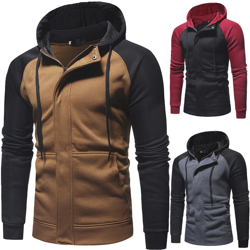 Custom Fashion Sports Wear Fitness Loose Fit Hoodies Full Zipper Men Jacket