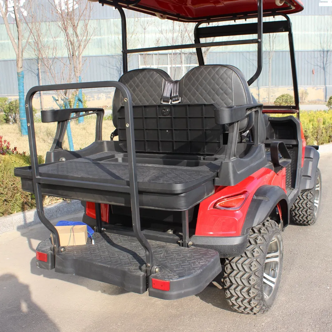 China Manufacturer Wholesale 100/120km Mileage Lead Acid/Lithium Battery 48V/60V/72V 2, 4, 6, 8, 10 Seats/Seater Hunting Golf Cart