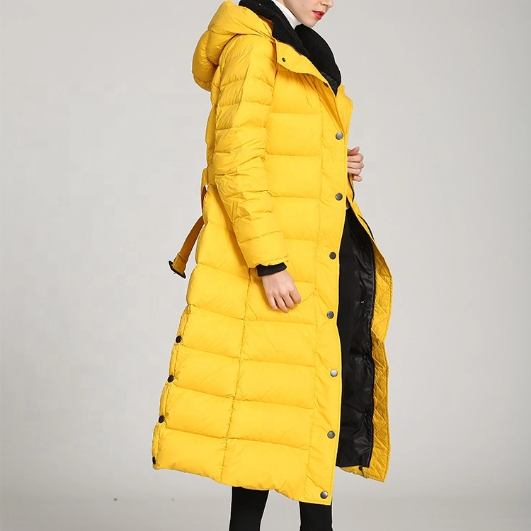 Factory Production Wind Proof 100%Polyester Custom Down Coat Coats Jackets Winter for Women