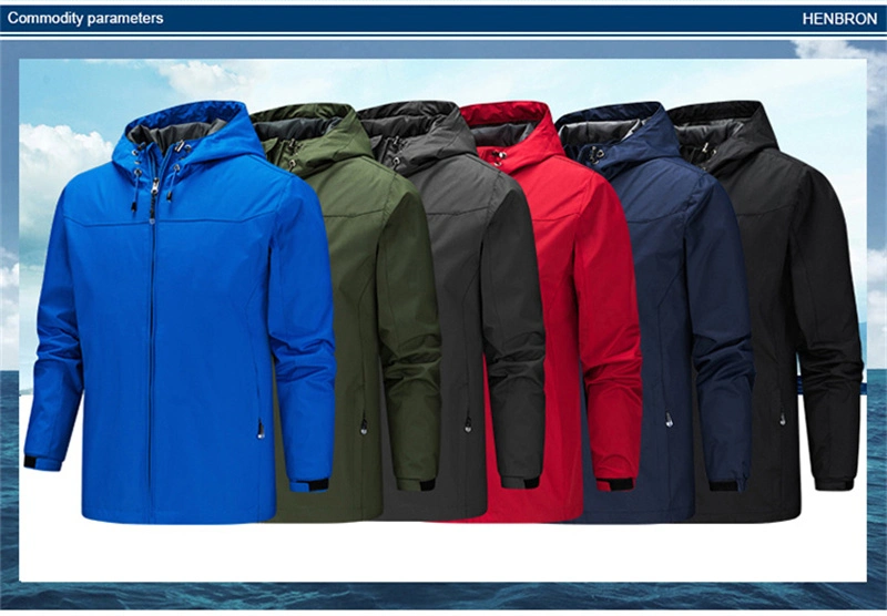 OEM Autumn Nylon Waterproof Windbreaker Lightweight Softshell Tactical Hunting Men&prime;s Outdoor Rain Jacket