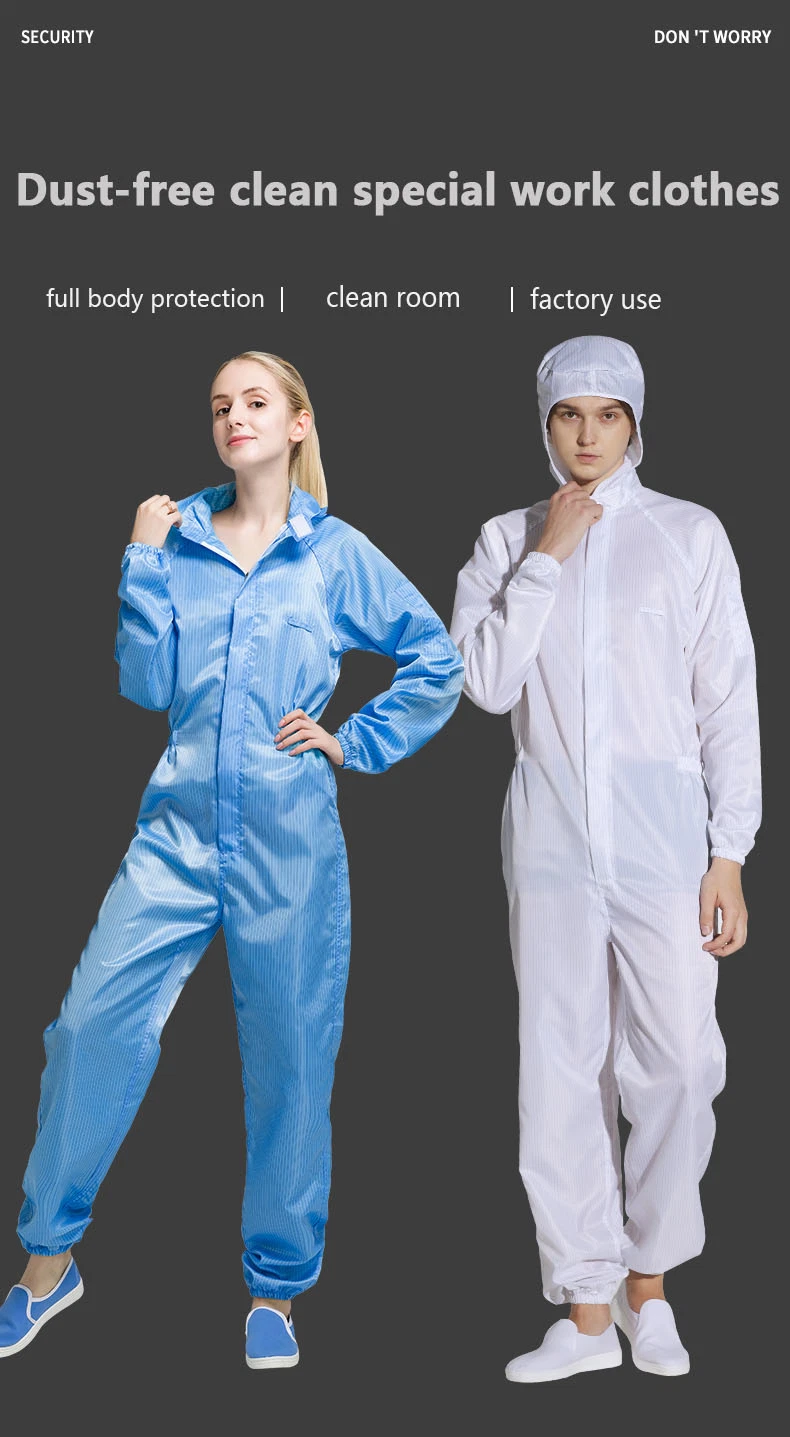 Dust-Free Clothing One-Piece Full-Body Work Clothes Anti-Static Clean Shop Dust Spray Paint Protective Clothing