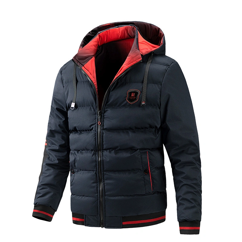 New Arrived Winter Windproof Warm Windbreaker Mens Parka Down Reversable Jacket