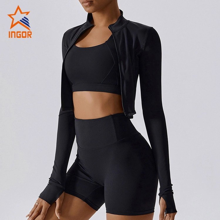 Ingor Sportswear Gym Wear Manufacturer Custom Wholesale Women Yoga Bra Sports High Impact Pilates Running Outdoor Fitness Sports Clothing Wear