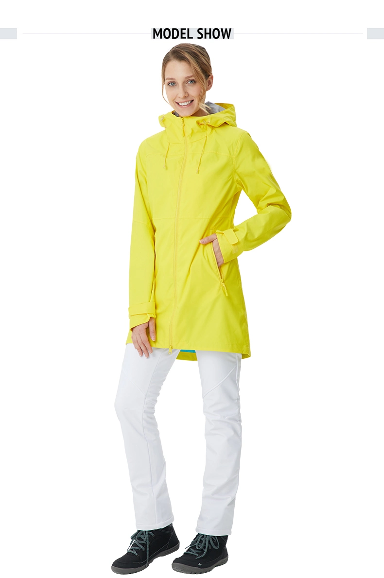 Custom Hight Quality Outdoor Camping Waterproof Windbreaker Jacket for Women