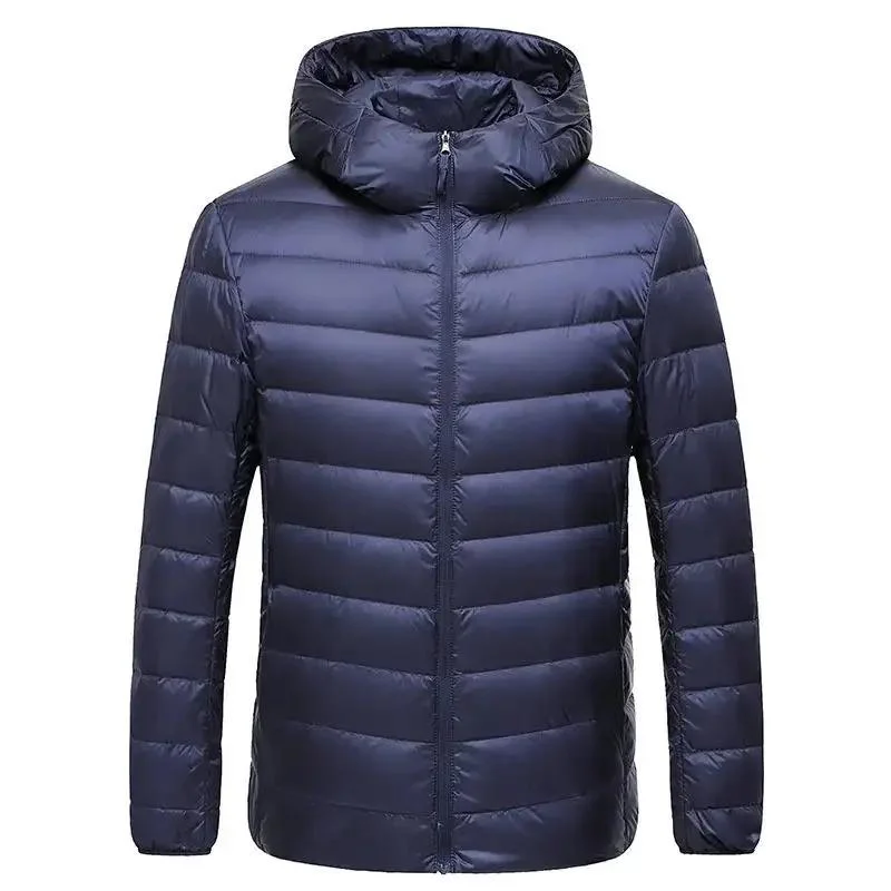 OEM High Quality Sports 100% Cotton Padding Wind Breaker Waterproof Winter Uniform Quilted Men Puffer Jacket