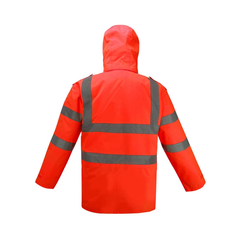 High Visibility Fluorescent Reflective Winter 3 in 1 Safety Jacket