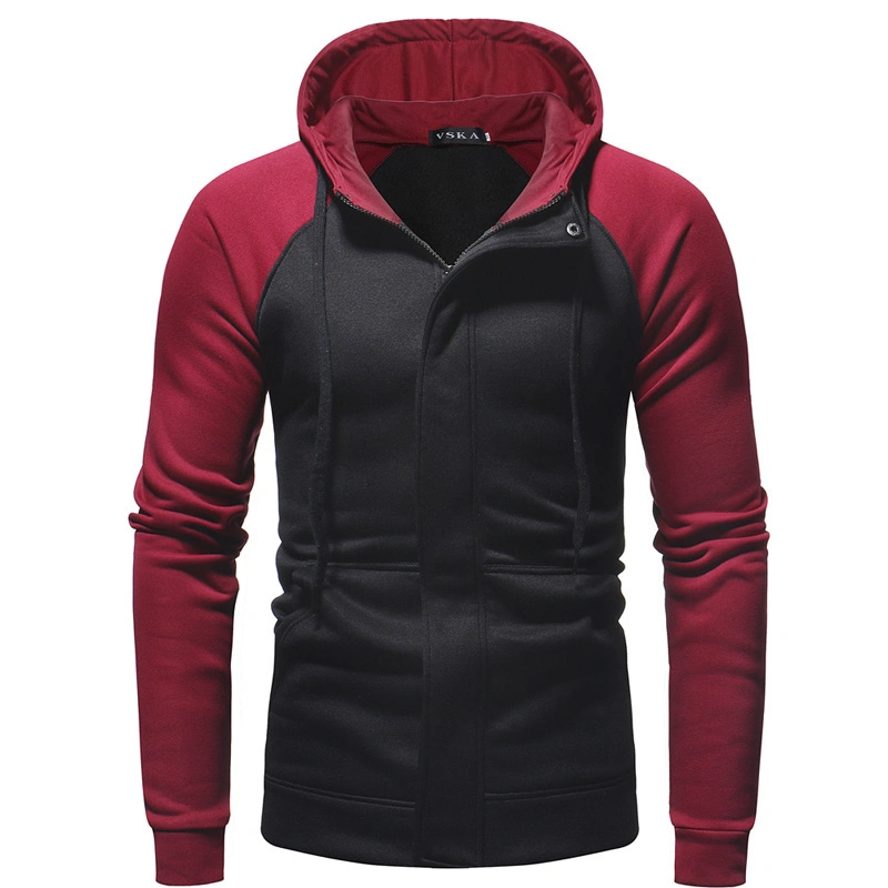 Custom Fashion Sports Wear Fitness Loose Fit Hoodies Full Zipper Men Jacket