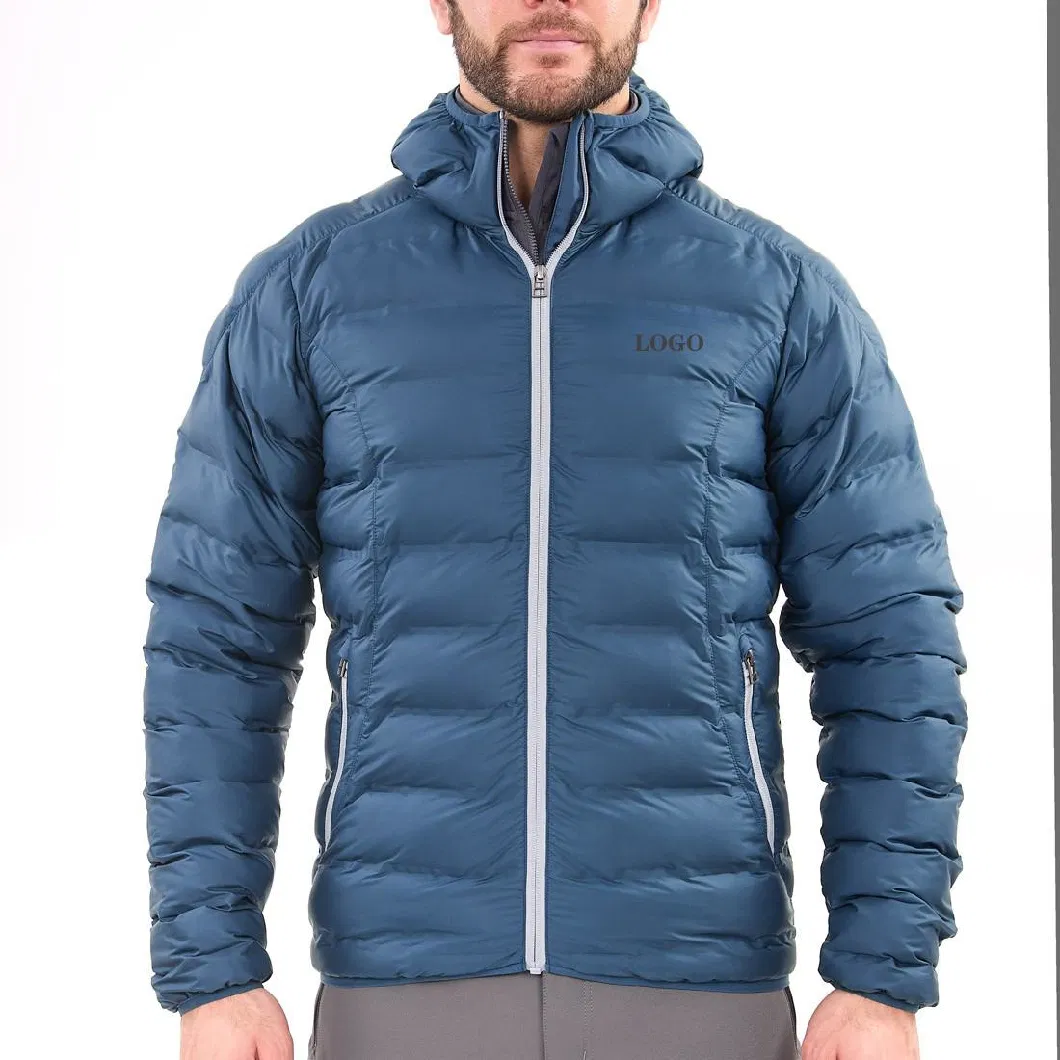 Factory Price Padded Winter Jackets Warm Windproof Down Jacket with Recycled Fibers
