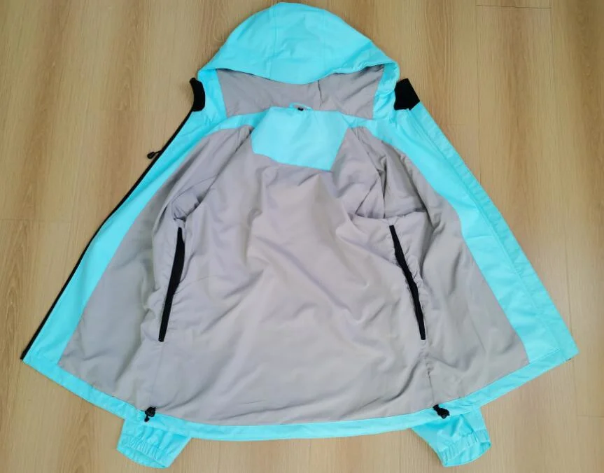 2023 Unisex Wholesale Windbreaker Nylon Lightweight Custom Logo with Hood