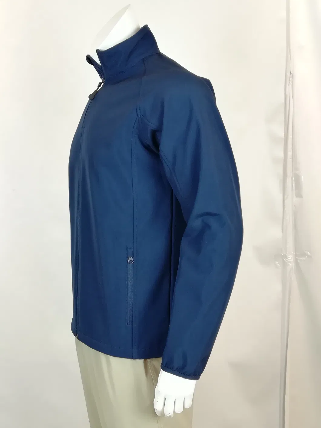 Recycled Products Reflective Safety Clothing Polyester Softshell Jacket for Men
