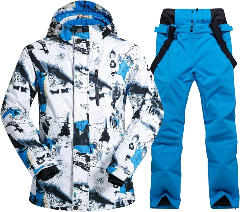 OEM Fashion Windbreaker Breathable Insulated Jumpsuit Overall Sports Snowboarding Winter Ski Jacket Snowboard Suit