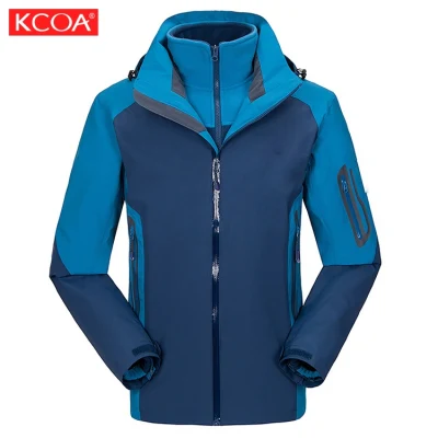  Rojo de alta calidad de los hombres Disyuntor térmico en invierno el viento chaqueta Softshell
