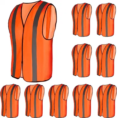  Chaleco reflectante High-Vis personalizado para el operador al aire libre y deportistas