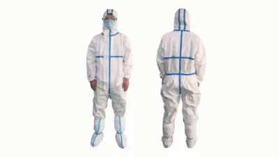  Fabricante chino CE14126 de alta calidad en el PP+PE antiestáticas médicos desechables Ropa
