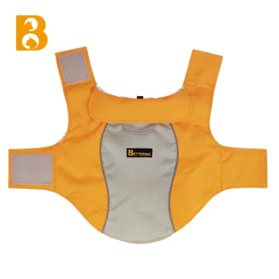  Ropa impermeable para perros con forro polar para perros Chaqueta Vest a juego con arnés para perros