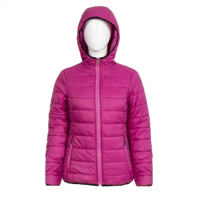  Relleno de invierno acolchado para mujer con relleno de plumón acolchado Chaquetas