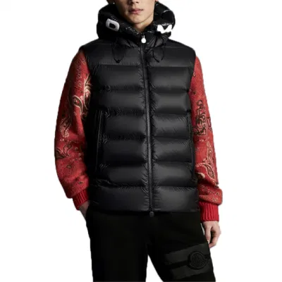  Los hombres de moda Down Jacket Chaleco chaleco negro casual