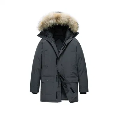  Down Jacket chaqueta de color negro para los hombres chaqueta Windproof buena calidad