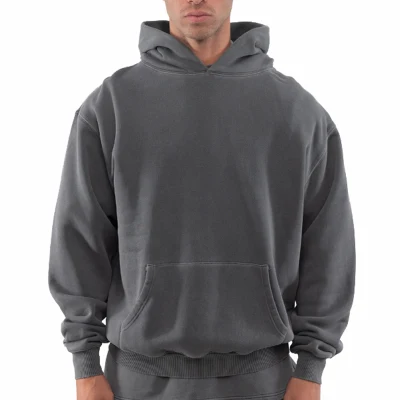 Logotipo personalizado de gran tamaño normal de algodón de grosor al por mayor fabricantes Hoodie Hoody recortada a granel de gramaje extra con Capucha Sudaderas Ropa de streetwear Men&prime;s sudaderas con capucha