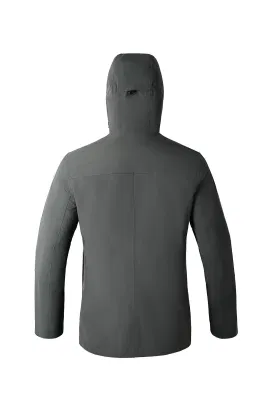  Fabricante ligero transpirable exterior el diseño de moda de caparazón blando de invierno de los Hombres chaqueta con capucha adjunta