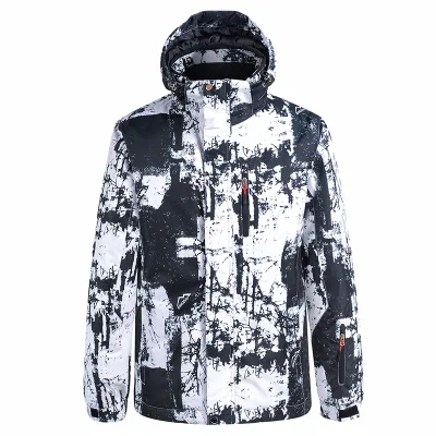 Invierno Chaqueta de esquí de nieve para hombre cálida impermeable al aire libre Alpino Ropa de snowboard