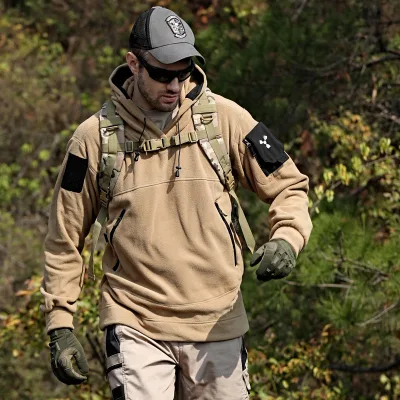Sabado Chaqueta polar de invierno para hombre Safari térmico de abrigos tácticos Chaqueta