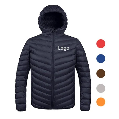  Logotipo personalizado Men&prime; S Invierno Windproof acolchado impermeable Polar Down Jacket