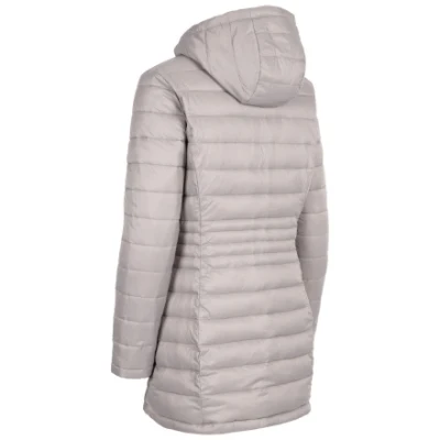 Abrigo de invierno de dama con cuello de vuelta - ropa de moda para mujer