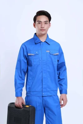 Los valores de fábrica mayorista personalizados Unisex negro y azul uniforme de trabajo Ropa Laboral
