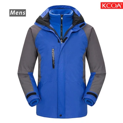 Anorak 3 en 1 capas térmico Softshell Hombres Chaquetas de esquí de invierno