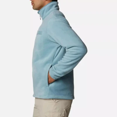  Chaqueta de lana Sherpa de alta calidad OEM con cremallera Chaqueta personalizada chaqueta de felpa Sherpa Zip para hombre